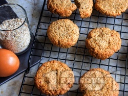 Лесни здравословни овесени бисквити със спелта и джинджифил - снимка на рецептата